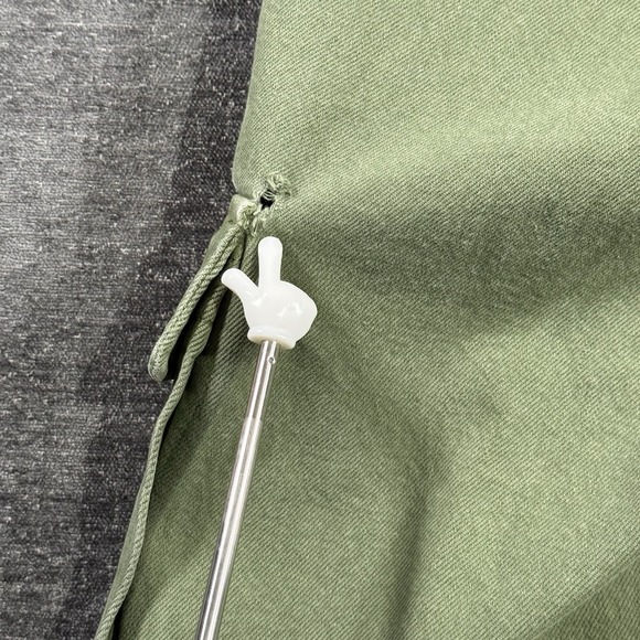 J Crew Relaxed Cargo Pants Women's Size 28 Green Tapered Heavy Weigh Twill BW526 - Picture 16 of 16